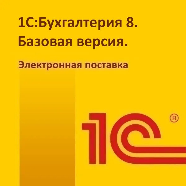 1С:Бухгалтерия 8.3 Базовая версия. Электронная поставка